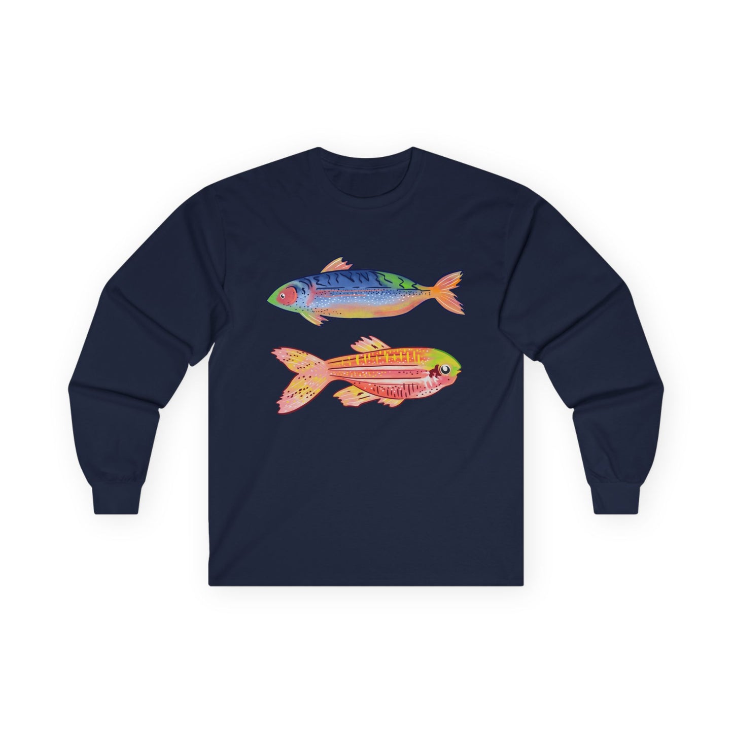 Colorful Fish Long Sleeve Tee
