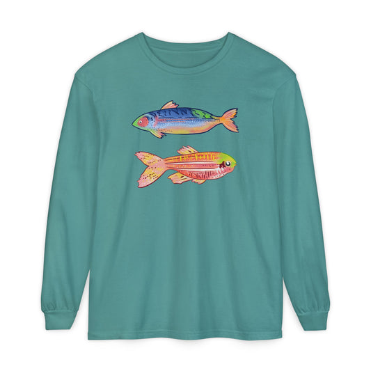 Colorful Fish Long Sleeve T-Shirt