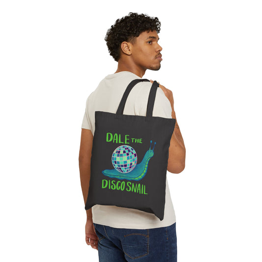 Dale the Disco Snail Tote Bag