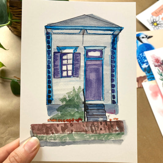 Postcard Print - Bywater Home
