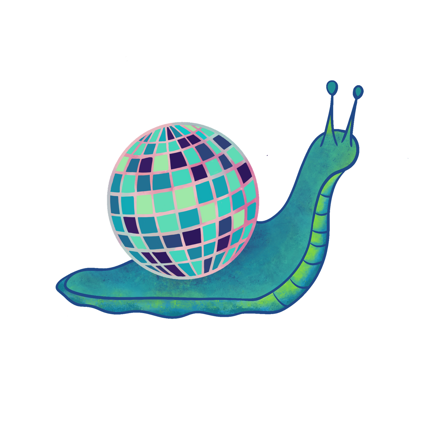 Sticker- Disco Snail