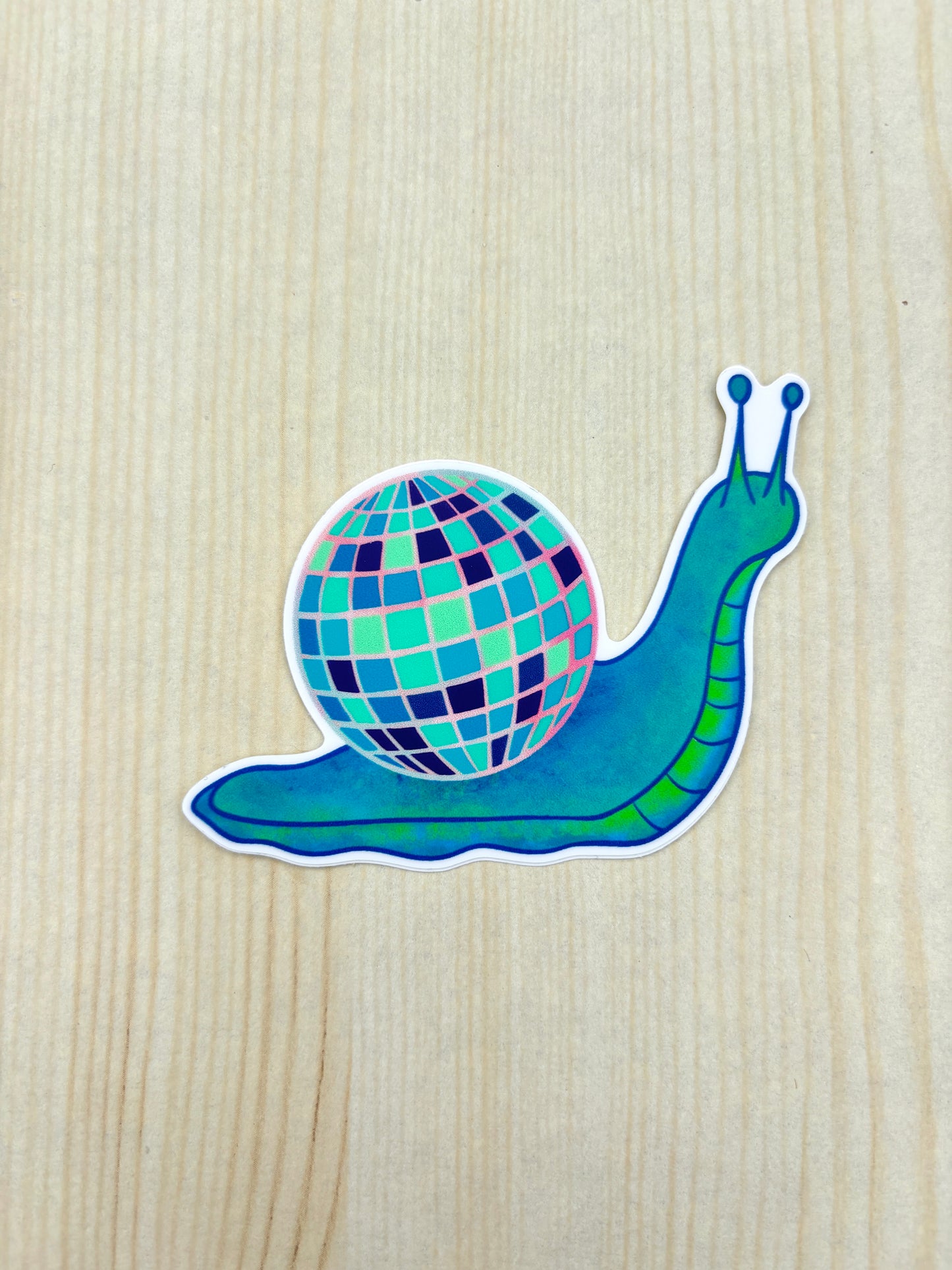 Sticker - Dale the Disco Snail