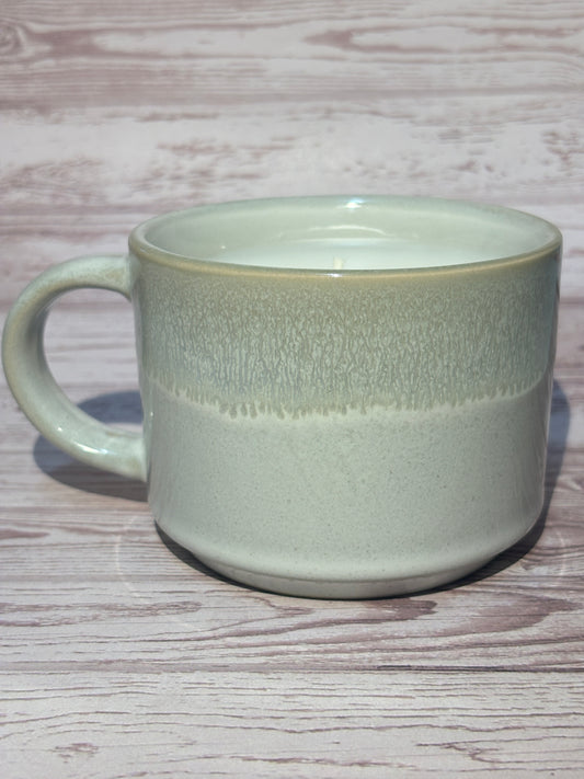 Mug Candle Medium | White Ceramic | Various Scents