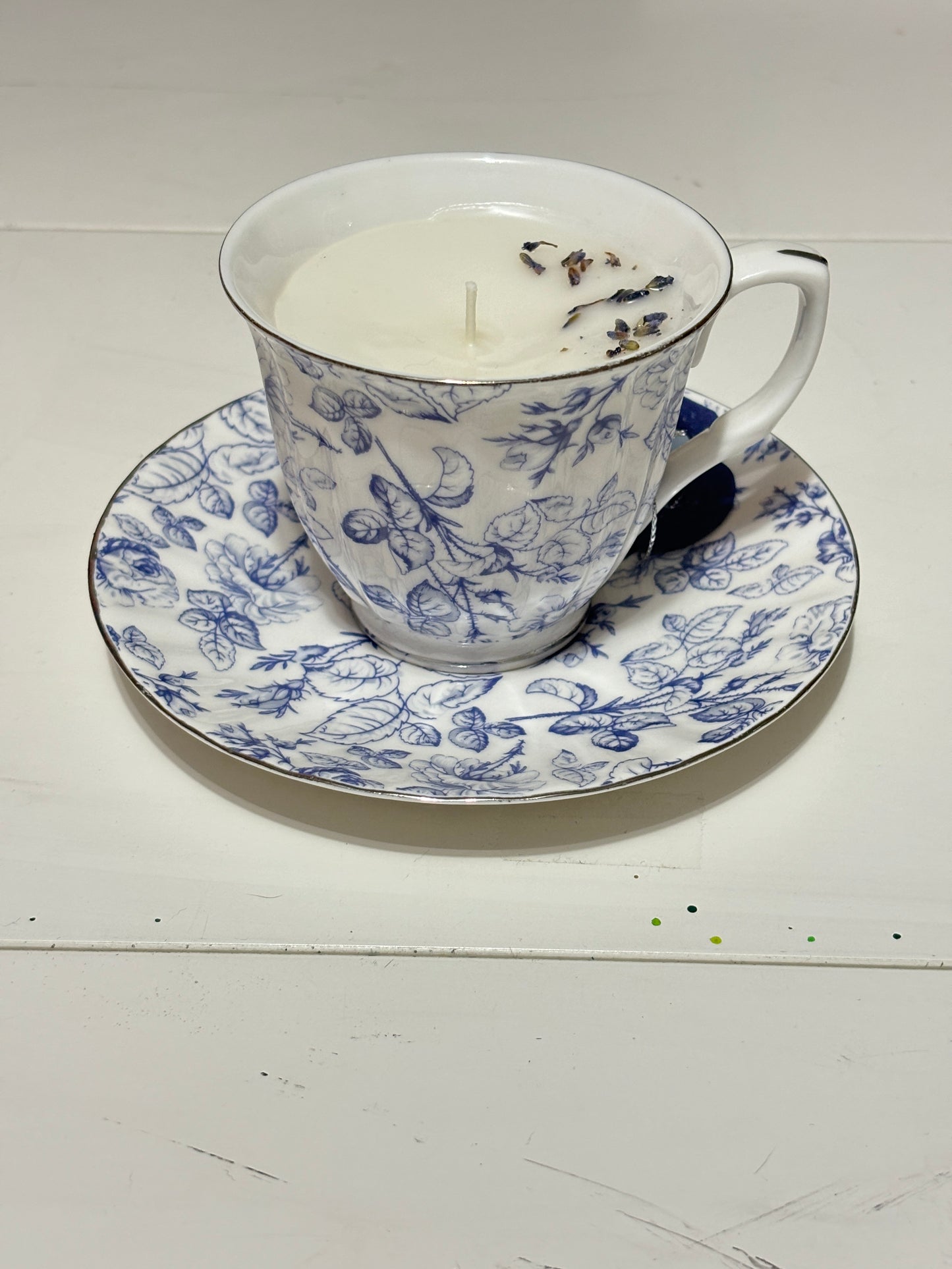 Teacup Candle with Plate