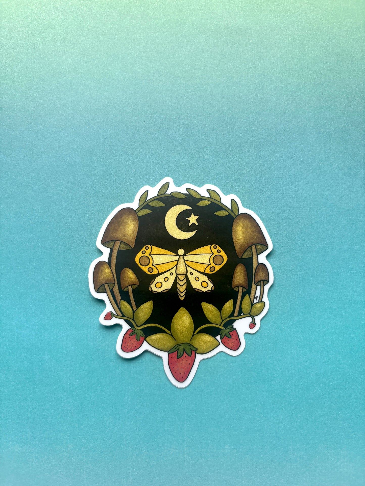Sticker - Mushroom Moth