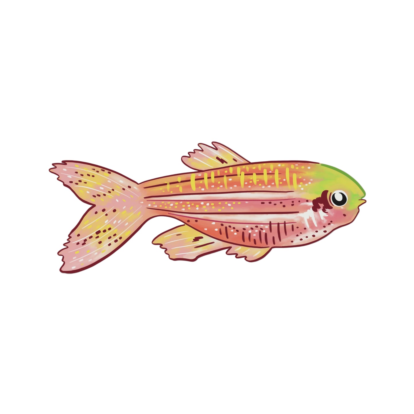 Sticker- Pink Fish