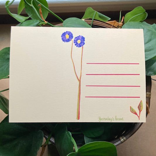 Postcard Print -Orange Flowers