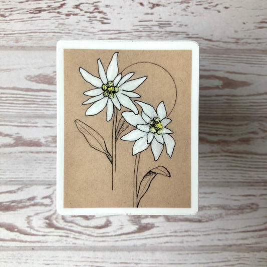 Sticker - Edelweiss Flower