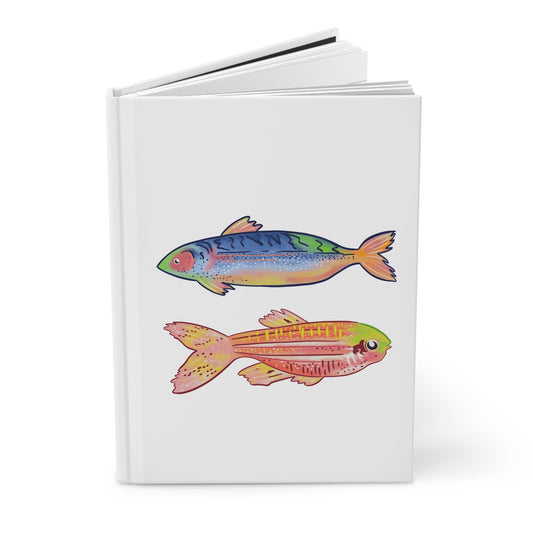 Colorful Fish Hardcover Journal