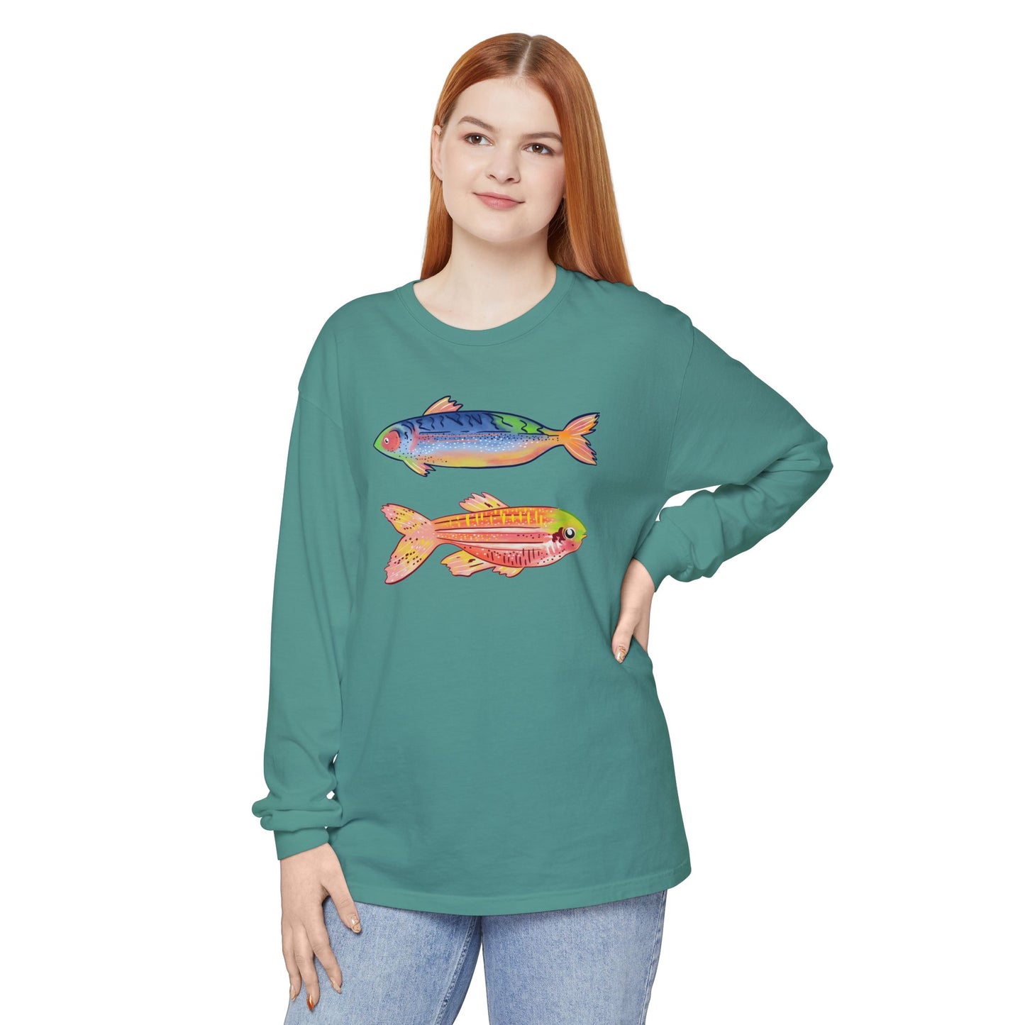 Colorful Fish Long Sleeve T-Shirt