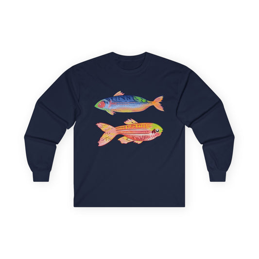 Colorful Fish Long Sleeve Tee