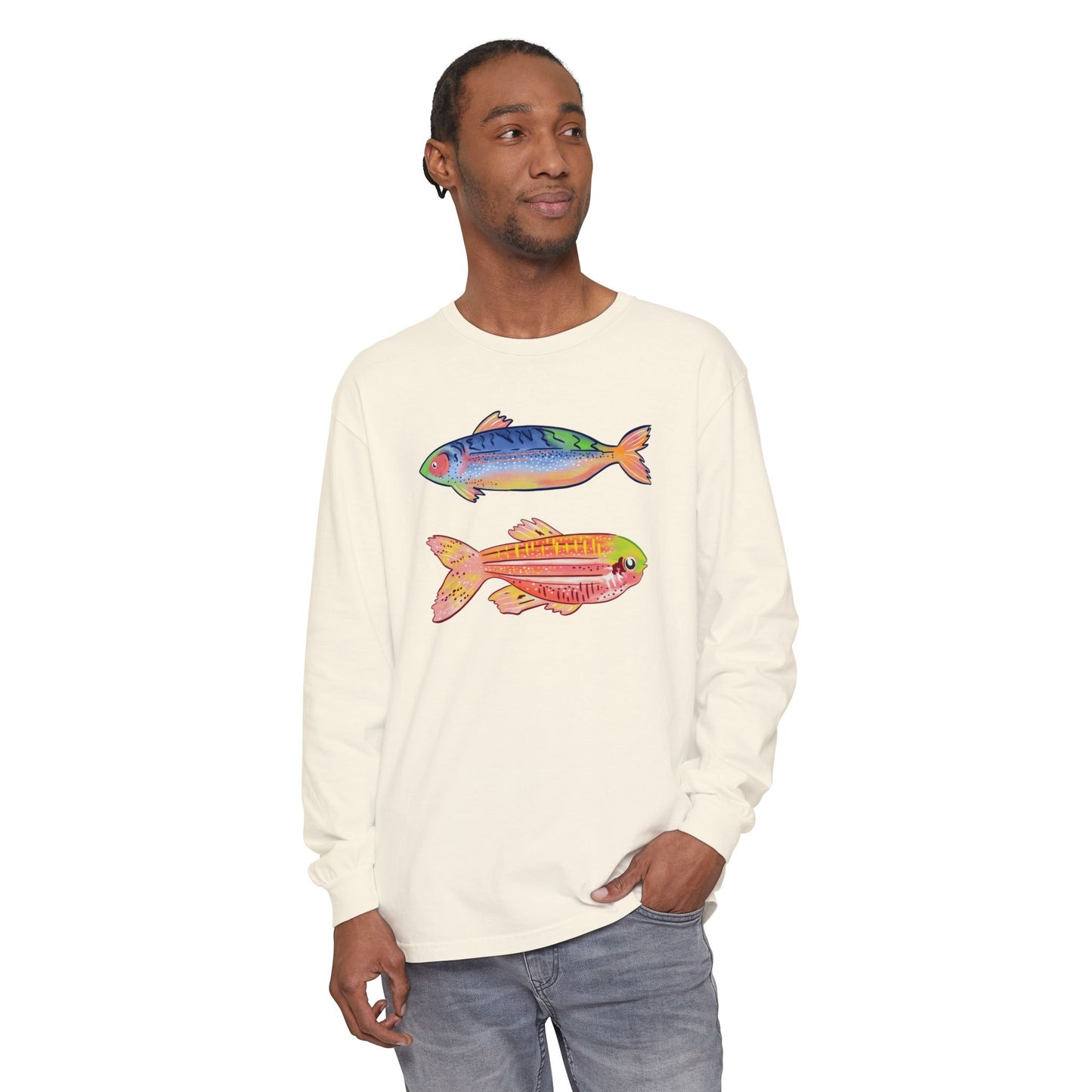 Colorful Fish Long Sleeve T-Shirt