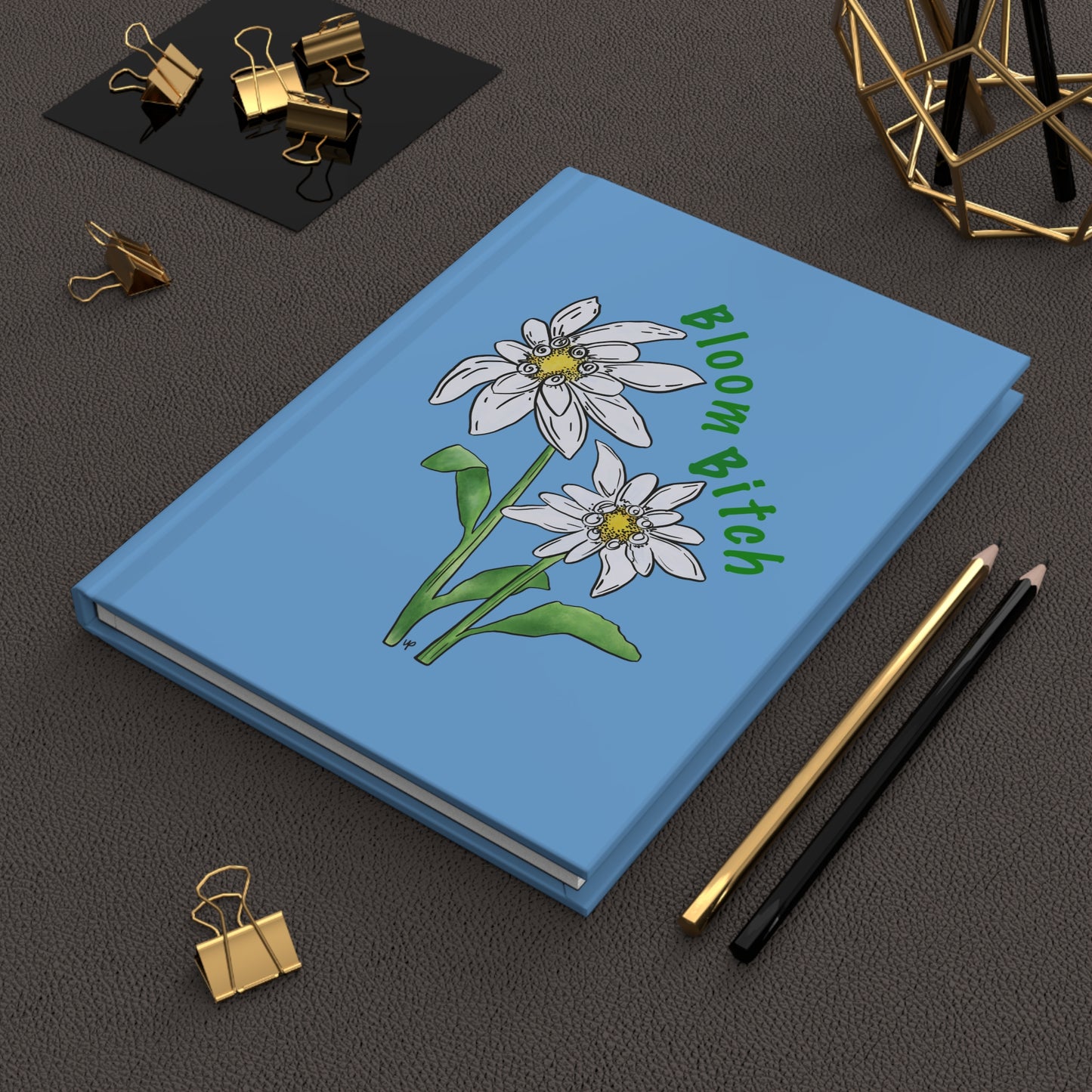 Edelweiss Flower Hardcover Journal