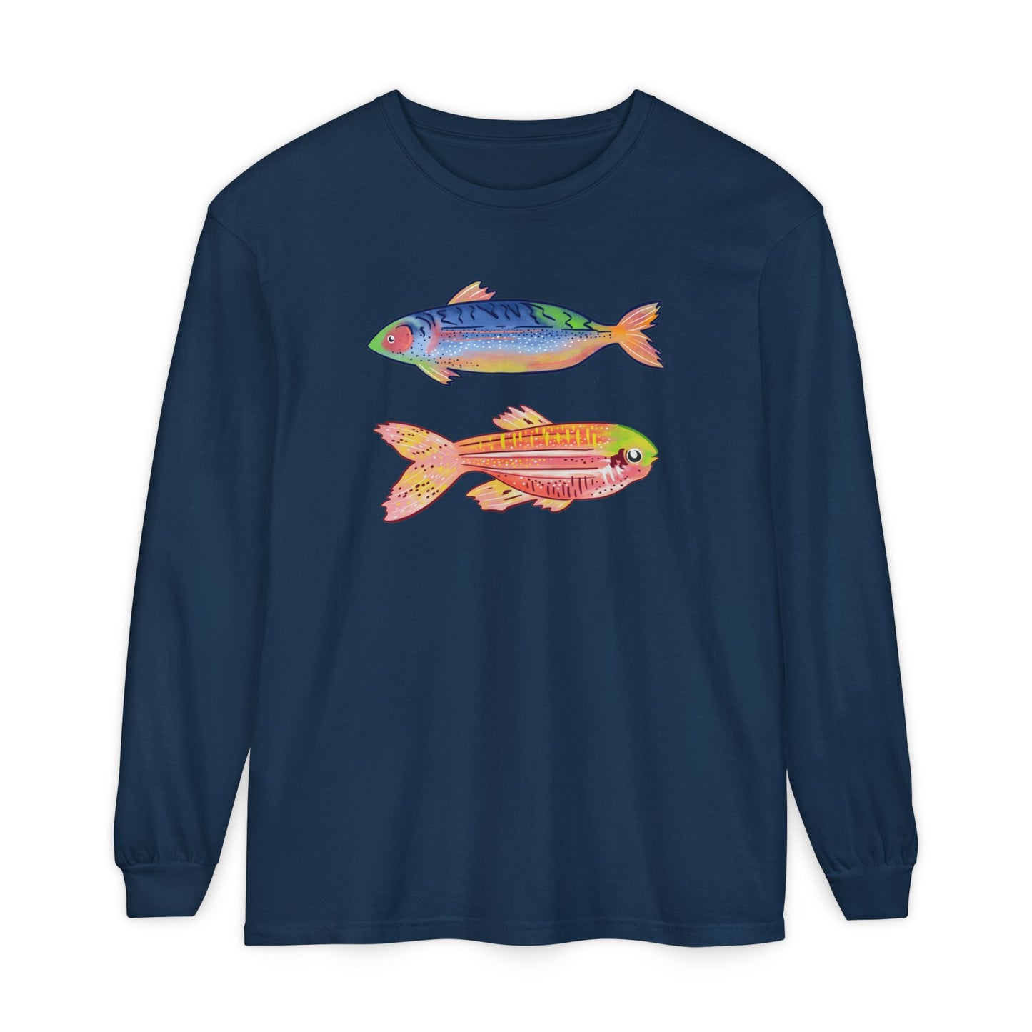 Colorful Fish Long Sleeve T-Shirt