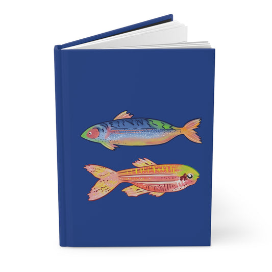 Colorful Fish - Hardcover Journal