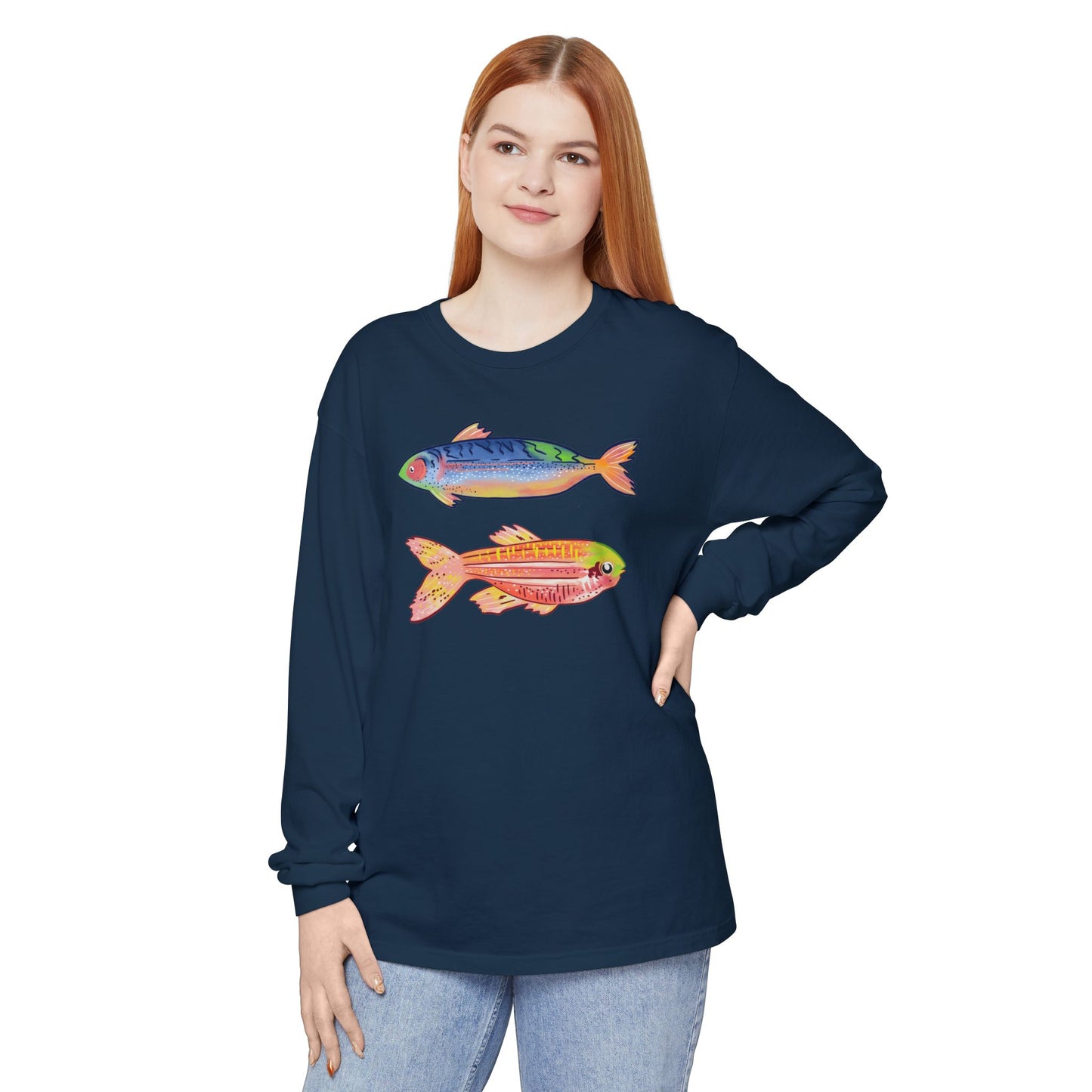 Colorful Fish Long Sleeve T-Shirt