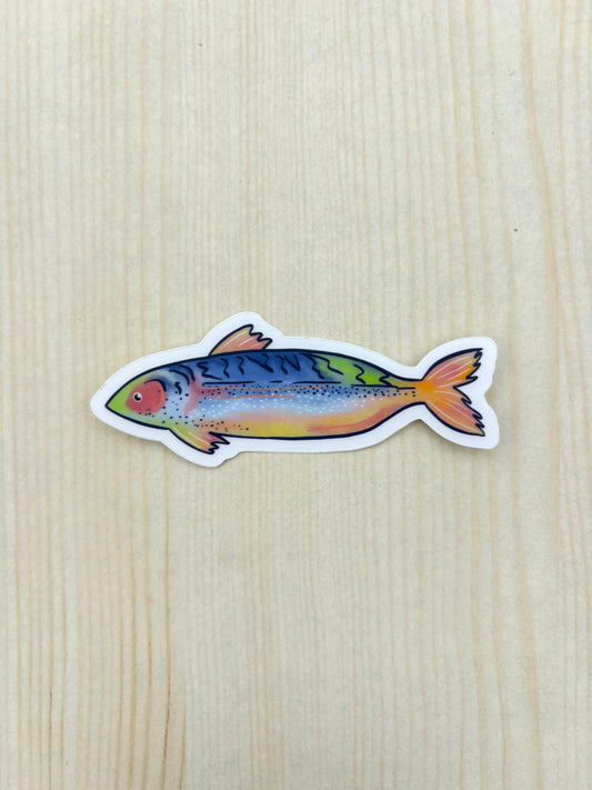 Sticker- Blue Fish