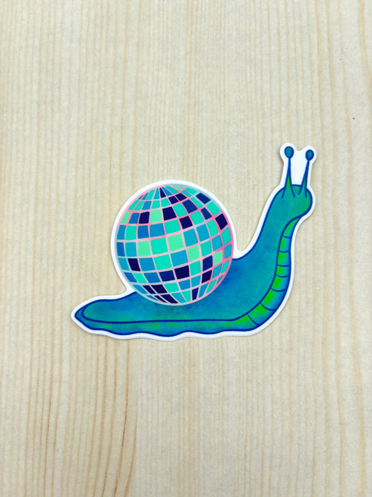 Sticker - Dale the Disco Snail