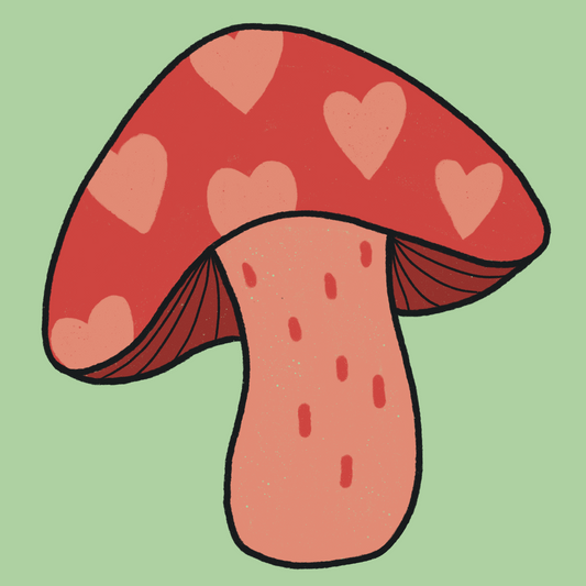 Sticker- Love Mushroom