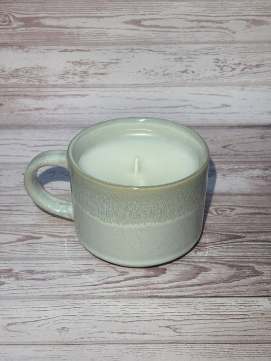 Mug Candle Medium | White Ceramic | Various Scents