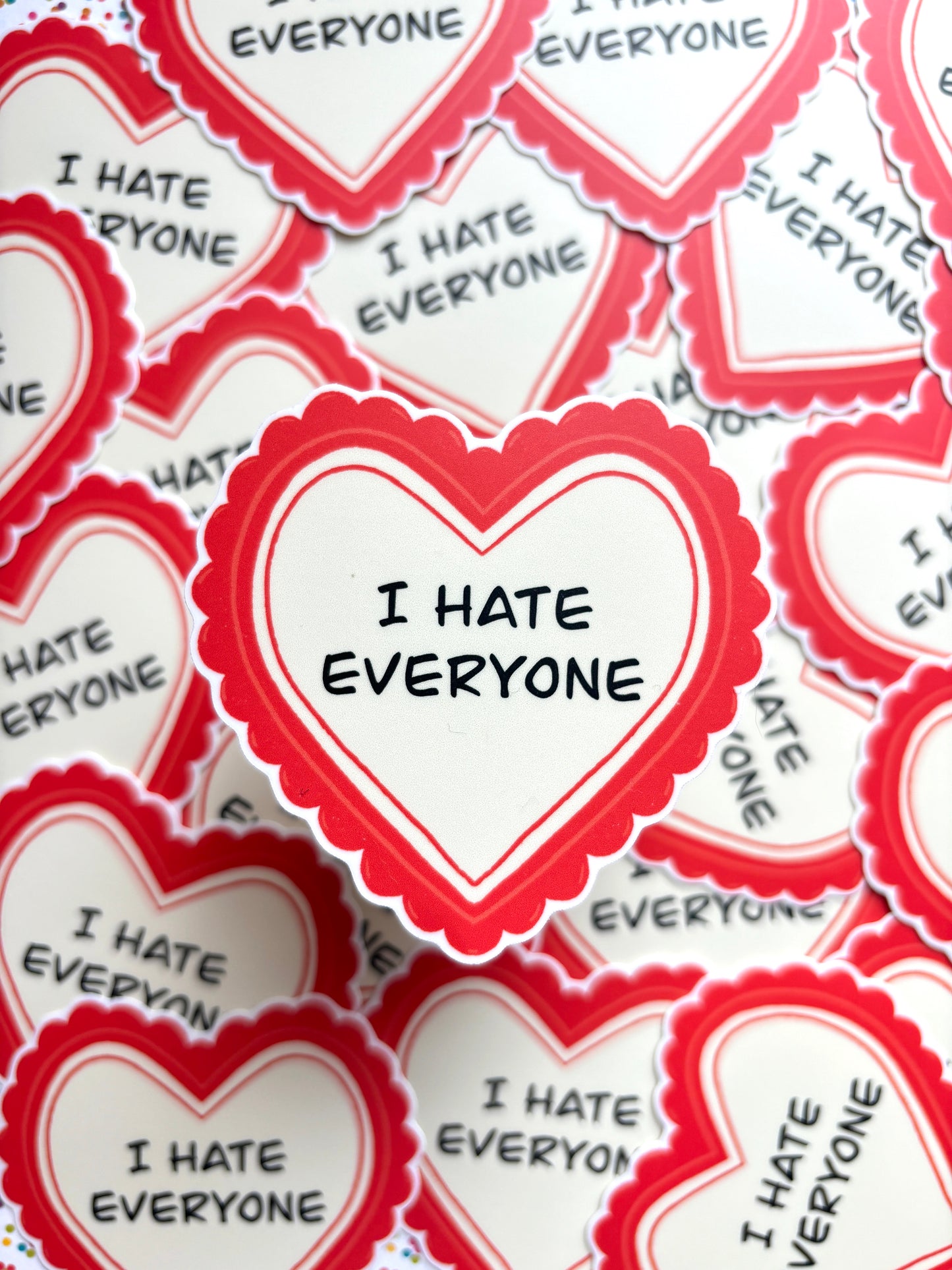 Sticker - I hate Everyone