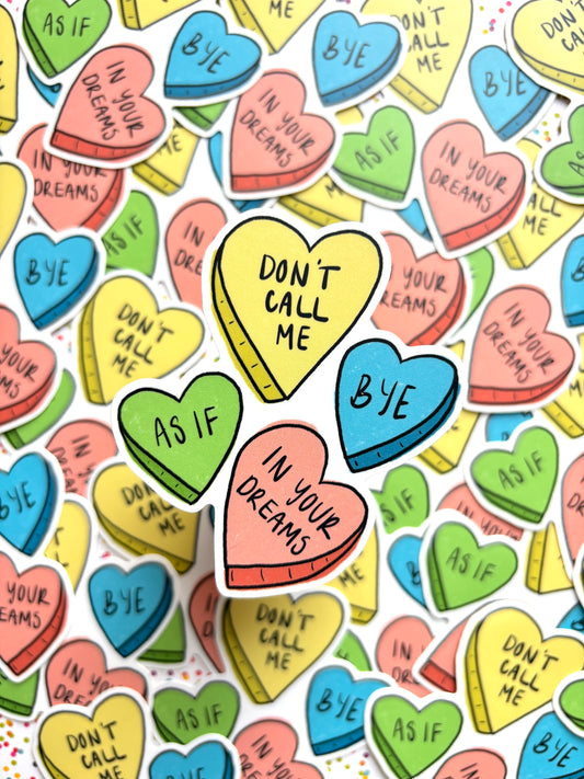 Sticker - Not So Sweet Hearts
