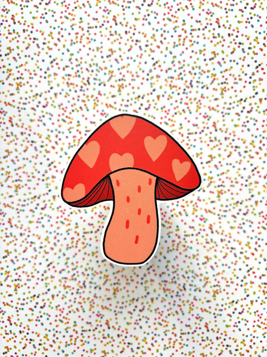 Sticker - Love Mushroom