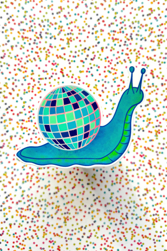 Sticker - Dale the Disco Snail