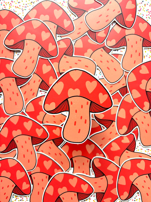 Sticker - Love Mushroom