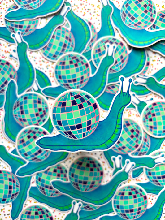 Sticker - Dale the Disco Snail