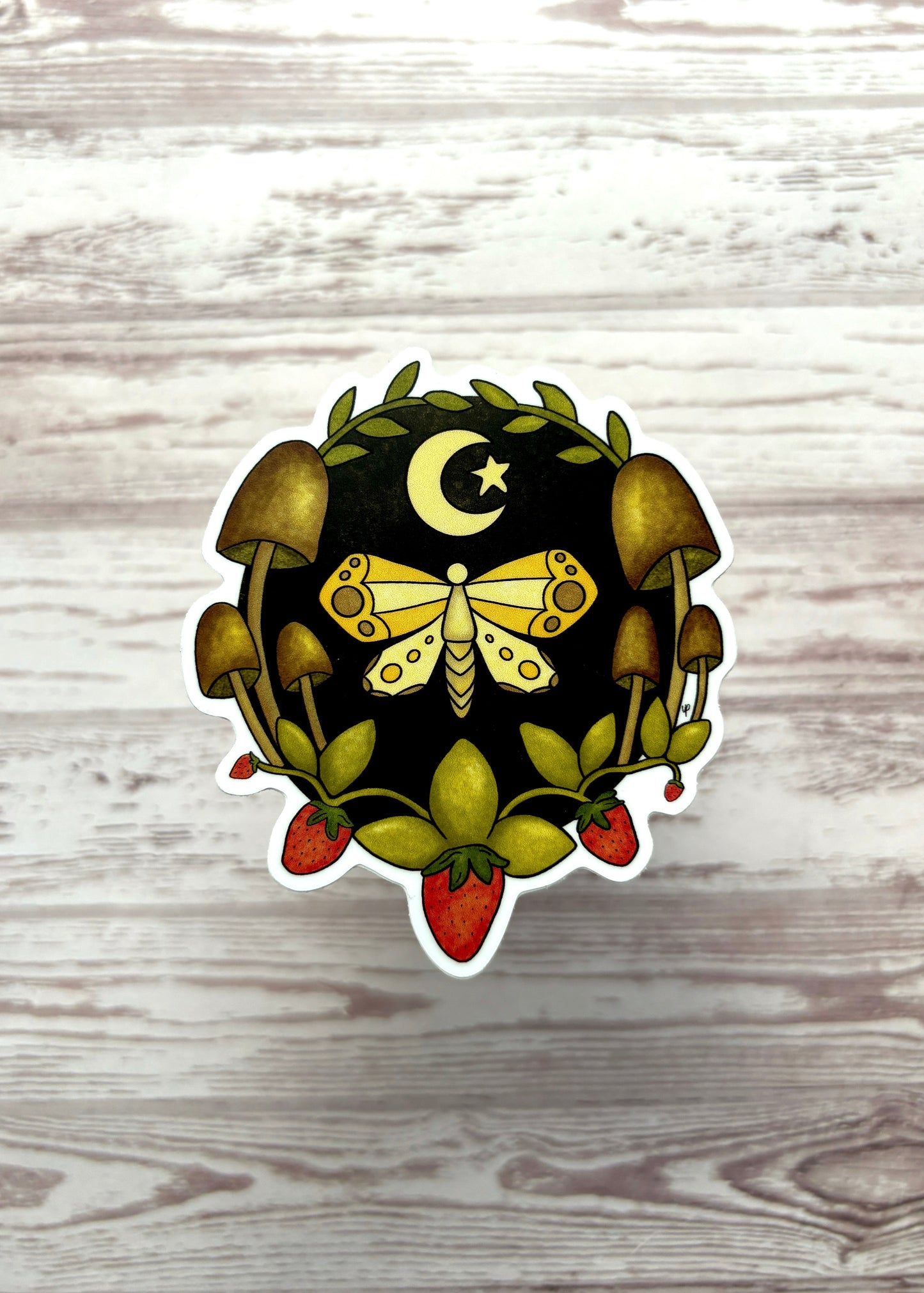 Sticker - Mushroom Moth