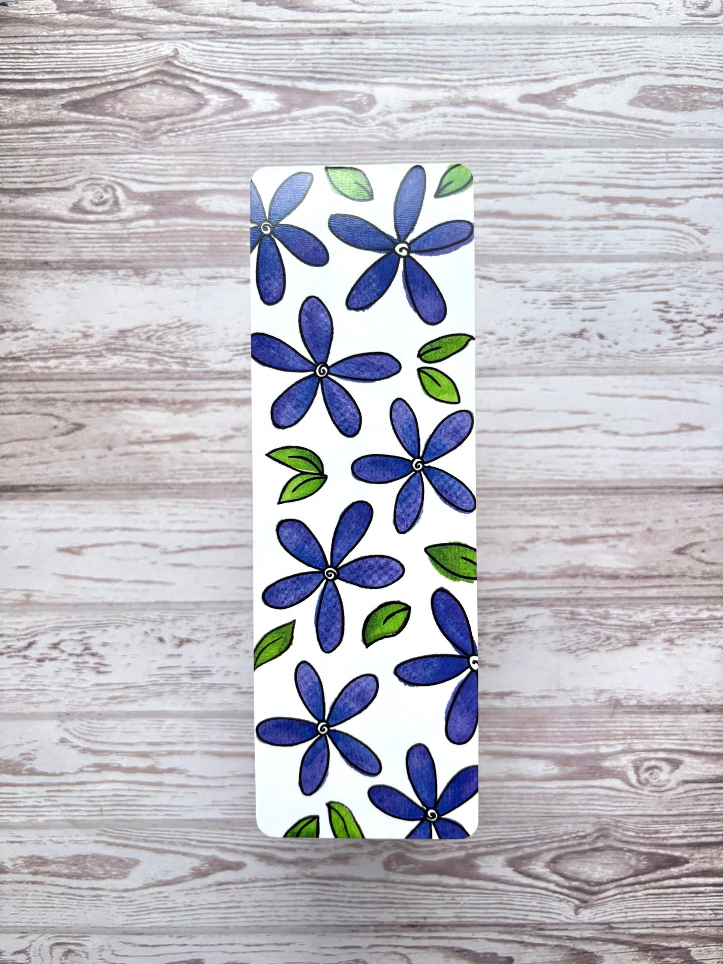 Bookmark - Purple Flowers