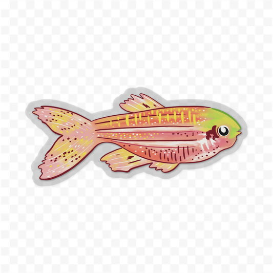 Sticker- Pink Fish