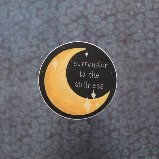 Sticker - Surrender to the Stillness Moon