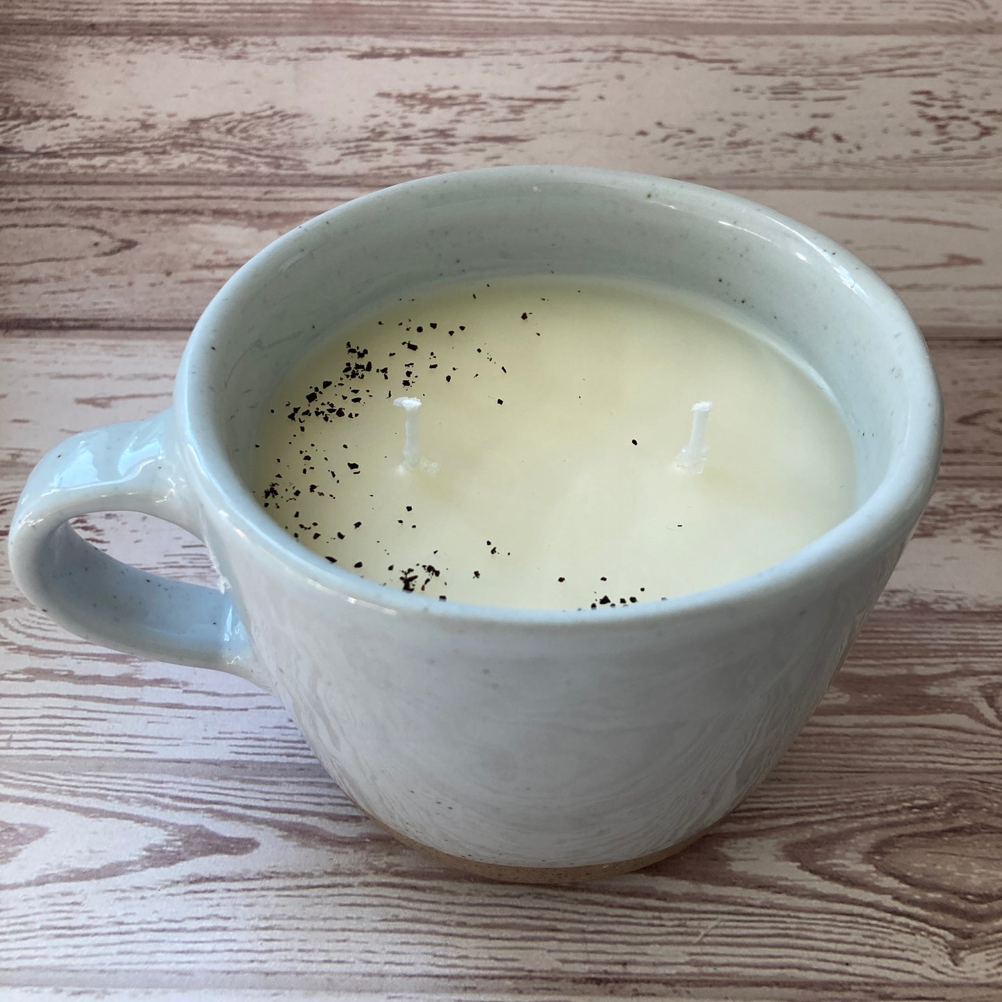 Mug Candle- Fresh Coffee - White Ceramic Mug