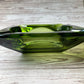 Ashtray - Square Green Glass