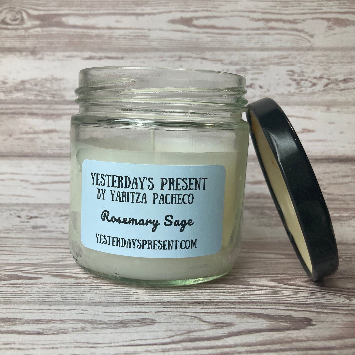 Glass Jar Candle - Rosemary Sage