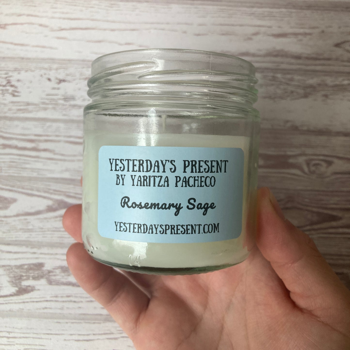 Glass Jar Candle - Rosemary Sage