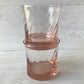 Light Pink Twist Lowball Glasses