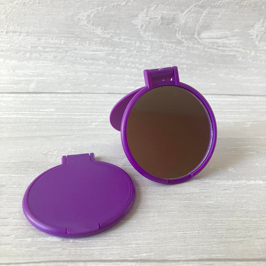 Purple Compact Mirror