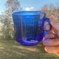 Drink Ware - Blue Glass Mug Pair from Mexico