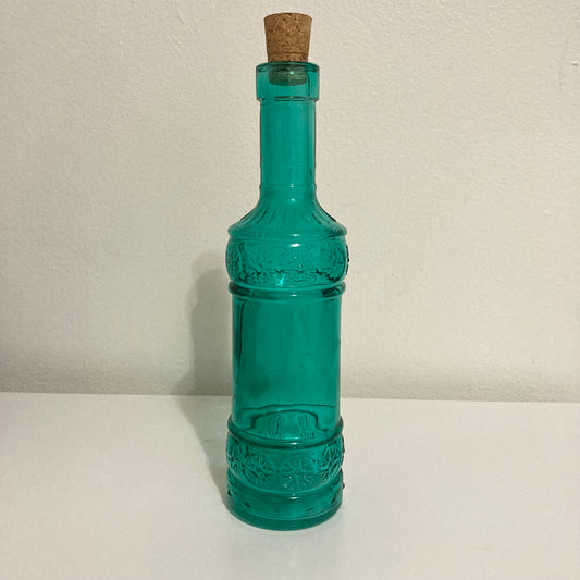 Apothecary Jar - Teal Glass Potion Spell Jar
