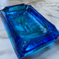 Ashtray- 1970s Blue Bicentennial Eagle